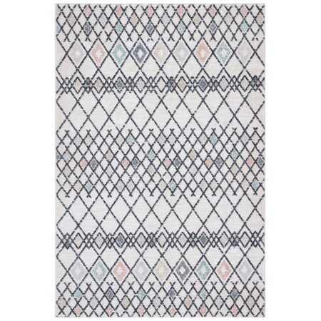 Safavieh 4 x 6 ft. Amsterdam Bohemian Rectangle Power Loomed Rug Ivory & Beige AMS115A-4